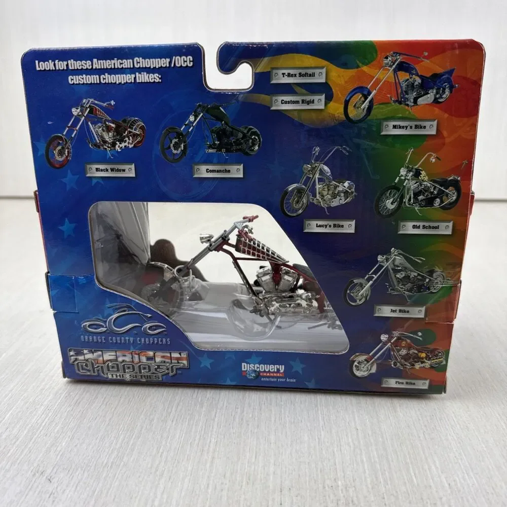 American Chopper The Series Orange County Choppers Black Widow Die-Cast 1:18